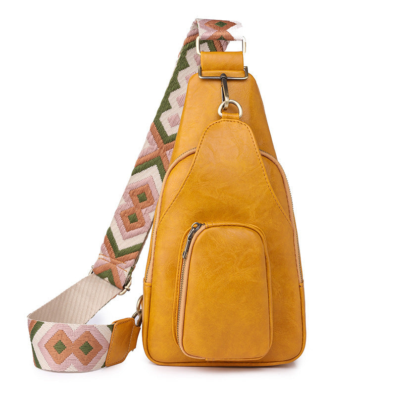 Vintage PU Crossbody Bag Ins Style All-matching