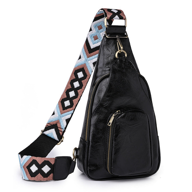Vintage PU Crossbody Bag Ins Style All-matching