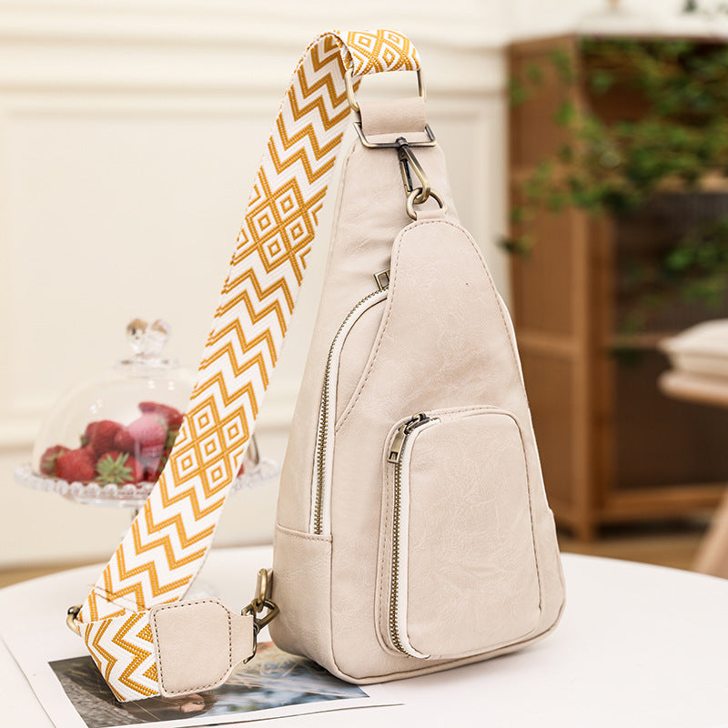 Vintage PU Crossbody Bag Ins Style All-matching