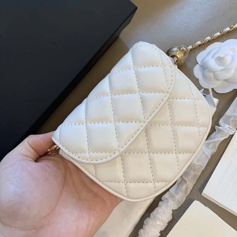 Small Xiangfeng Lingge Chain Bag Messenger Mini Golden Ball