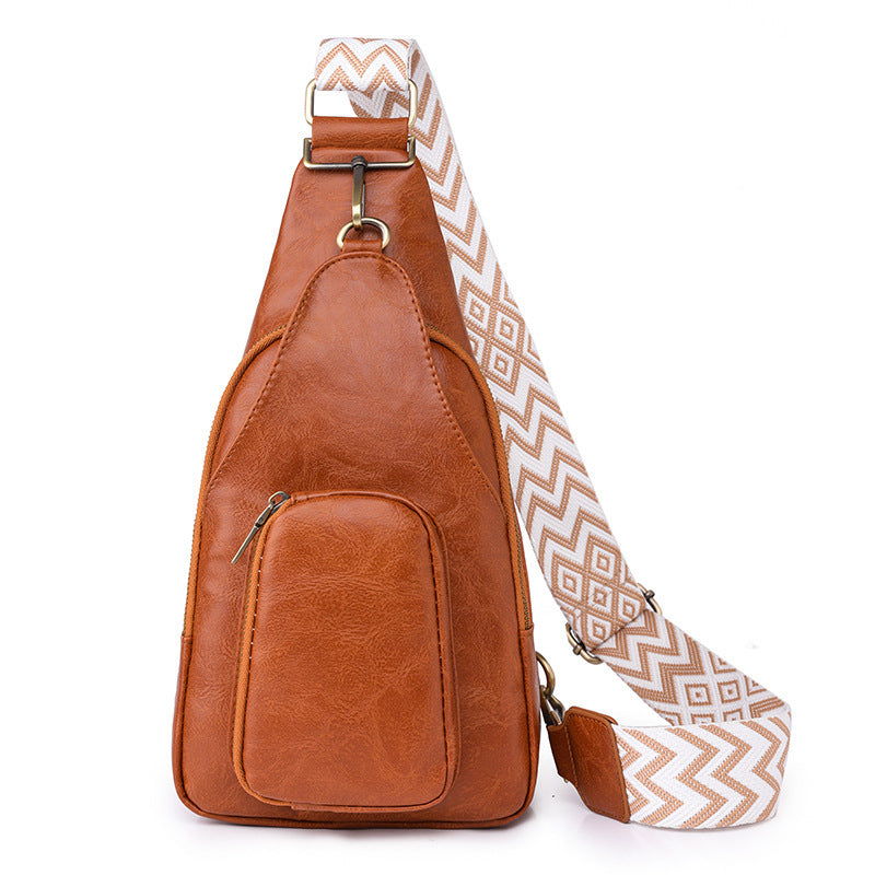 Vintage PU Crossbody Bag Ins Style All-matching
