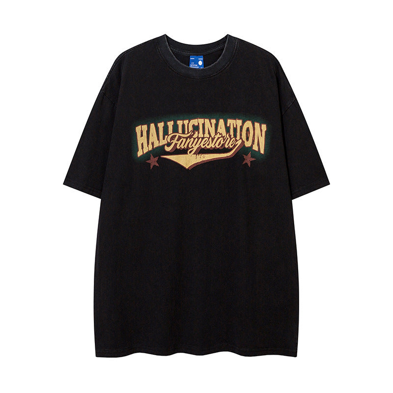 Fashion Cartoon Car Printed Men's T-shirt