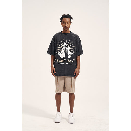 High Street Vintage Waffle Ruffles For Men