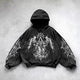 Hooded Printed Hip Hop Y2g Streetwear Sweatshirt