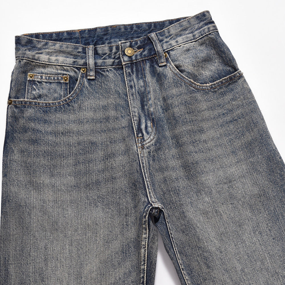 American Street Washed Vintage Jeans For Men