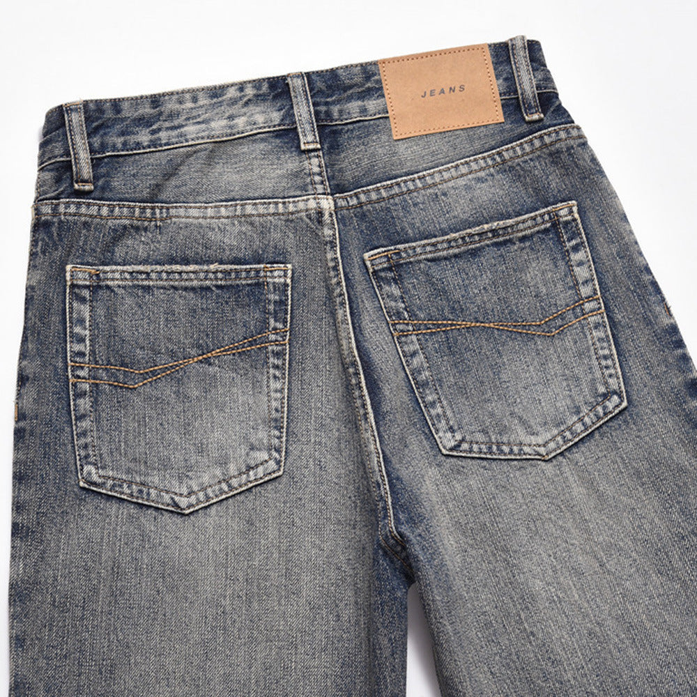 American Street Washed Vintage Jeans For Men
